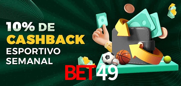 10% de bônus de cashback na Bet49